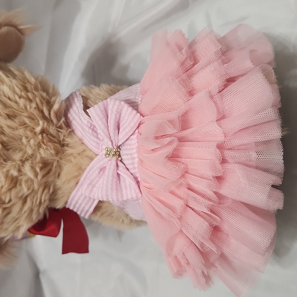 Pink Ruffled Dog Dress - Picture 8 of 8